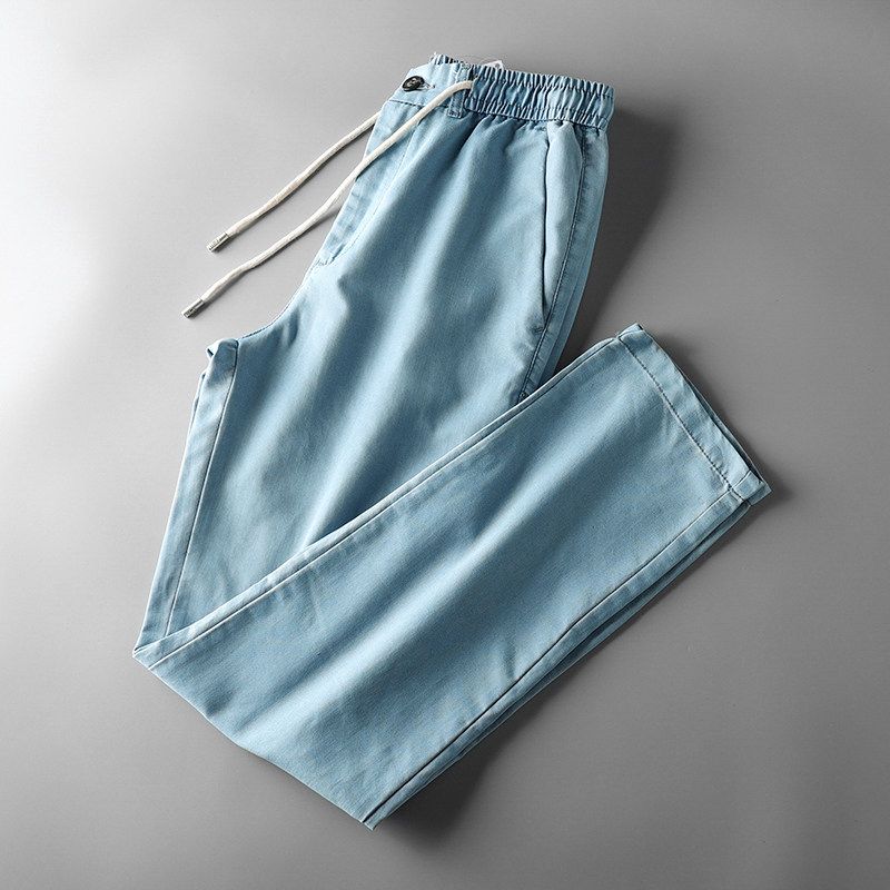 Foreign Trade Cut Label Tencel Summer Export Original Men's Pants