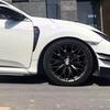 ABXV-4Pcs Car Front Bumper Lip Splitter Fin Long Air Knife Auto Body Kit Car Spoiler For Honda Civic 10TH Type-R 2019-2021