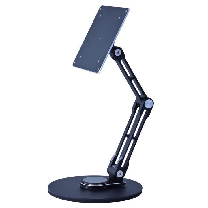 Suport Monitor Industrial cu Touchscreen Ajustabil 17.3” cu Cap Universal cu Bilă și Compatibilitate VESA 75-100