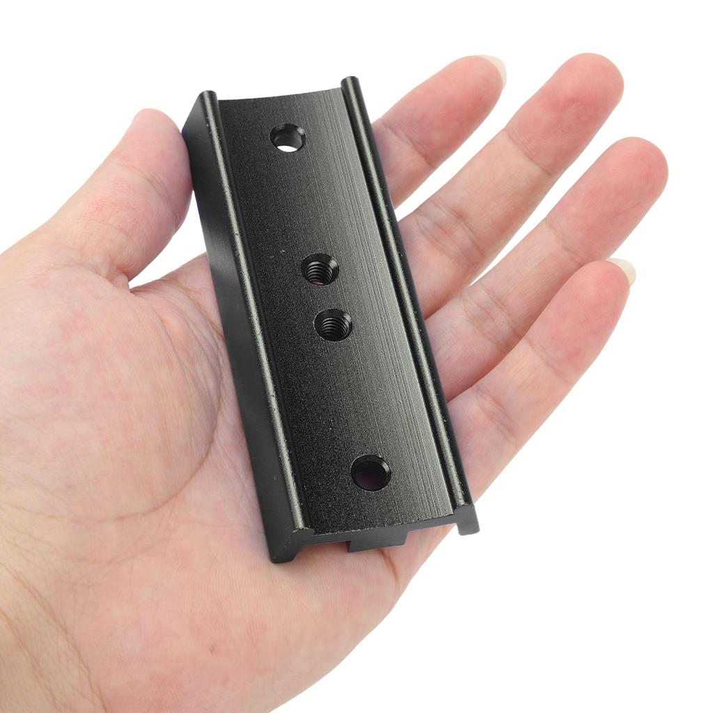 4.25in Dovetail Plate Telescope Dovetail Mounting Plate 1/4in Screw Holes for Equatorial Telescope Theodolite Tripod