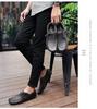 Men's Genuine Leather Driving Loafers - Wide Fit, Autumn/Winter Casual Korean Style