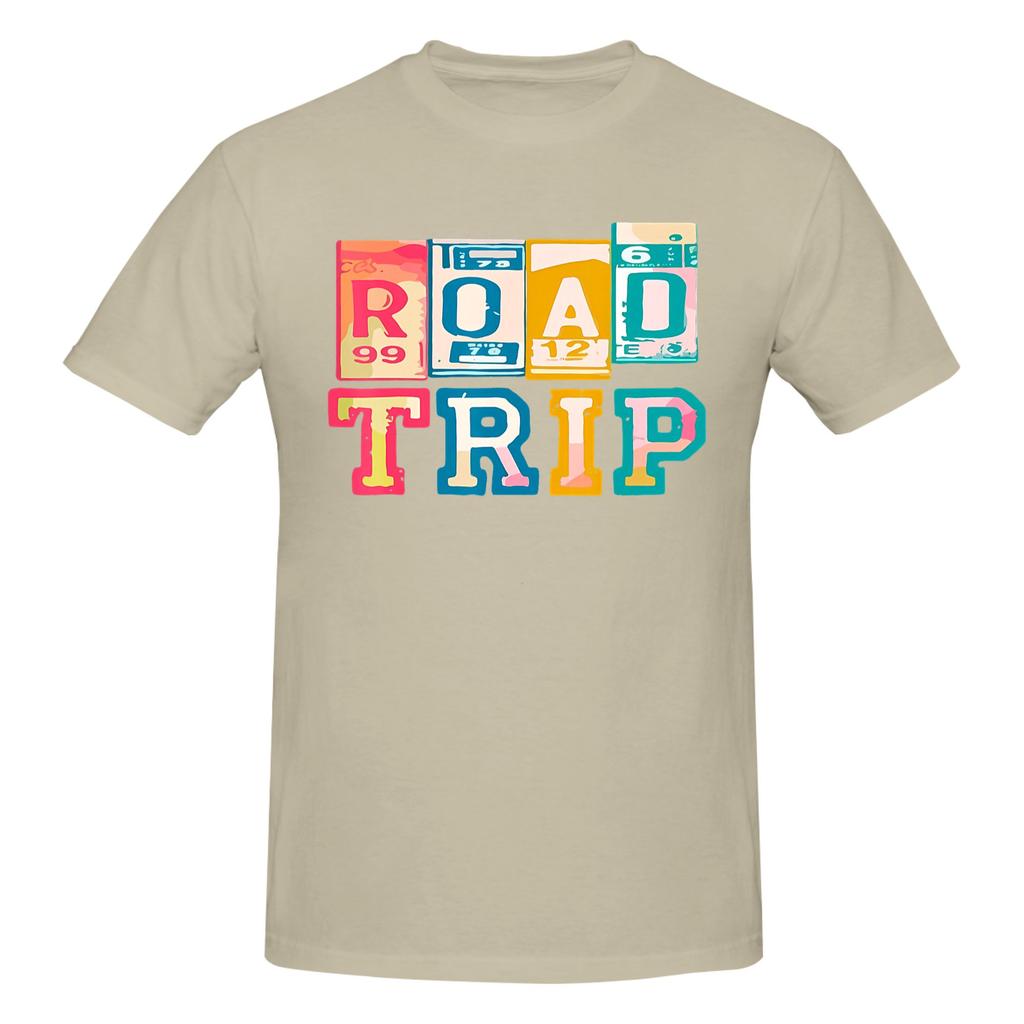 1 Piece Colorful Novelty Graphic 100 Cotton Tshirt Road Trip Tees Tops For Unisex