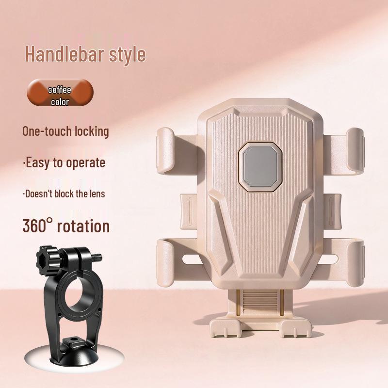 Electric Vehicle & Bike Phone Holder for Navigation - Compatible with Meituan Delivery Bikes, Bicycles, Electric Scooters & More.