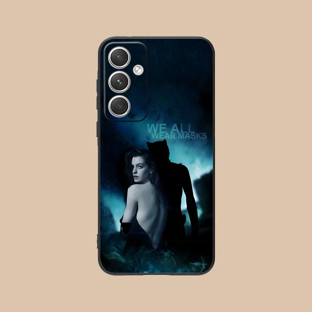 Anne Hathaway Mobile Phone Case for Samsung Galaxy S26 S25 S24 S23 S22 S21 S20 Note20 Plus FE Ultra Colorful Cover Luxury Pretty