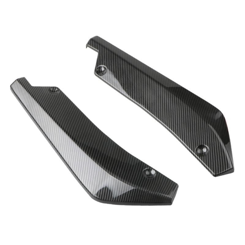1 Pair Car Rear Bumper Lip Spoiler Diffuser Splitter Scratch Protector Winglets Side Skirt Extension Side  Skirt