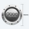 4pcs 146mm Gray Black Car Rim Cover Wheel Center Hub Caps 8D0601165K For 8s TT A2 A3 A4 A8 S6 Q5 Q7 RS6 Car logo Accessoriess8