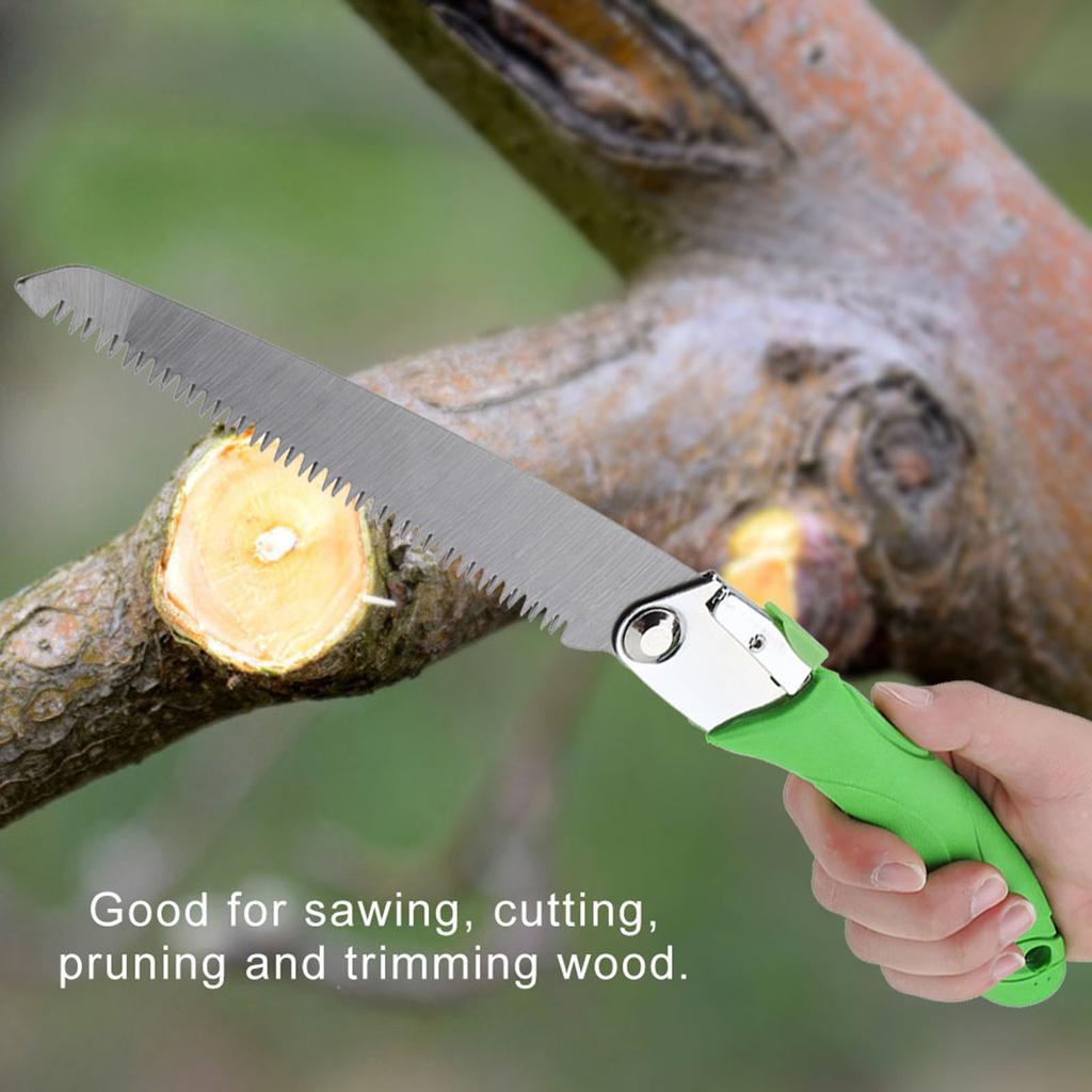   Portable Folding Camp Saw Trimming Wood Tree Garden Woodworking Hand Saws(150mm)