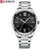 CURREN 8423 Men's Waterproof Quartz Watch with Slim Steel Band