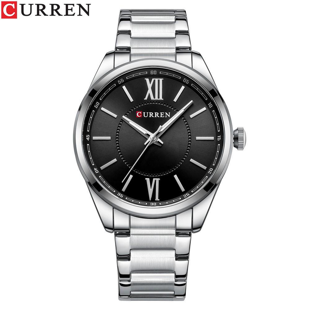 CURREN 8423 Men s Waterproof Quartz Watch with Slim Steel Band