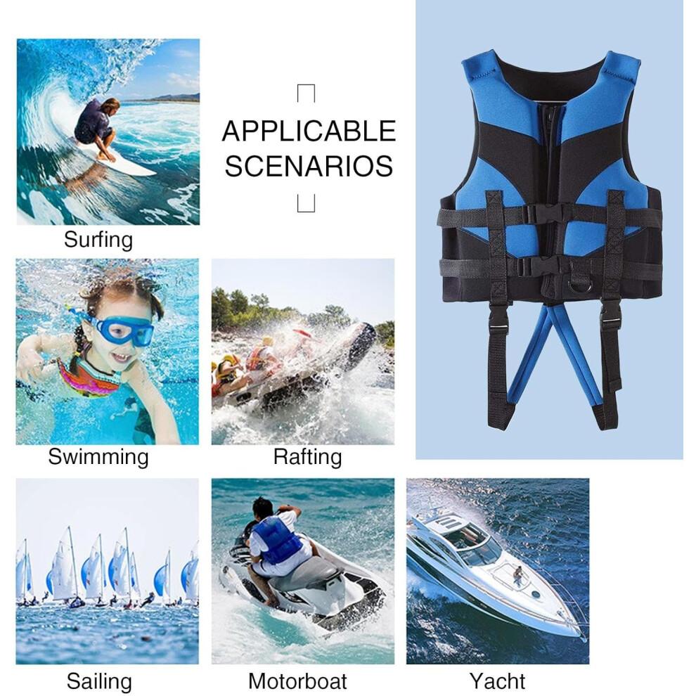 Kinderhilfeweste – Adjustable Swim Vest for Toddlers, Swim Training Life Jacket for Beach Trips, Size Small