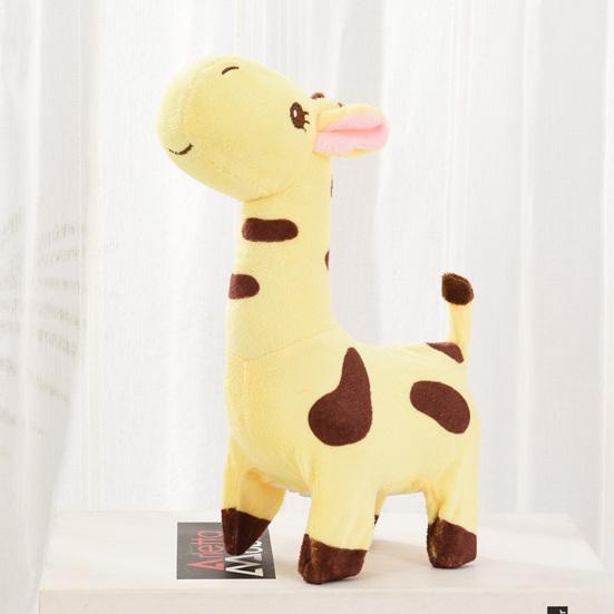 Laufende Giraffe Elektrisches Plüschtier mit Musikgeräuschen Bewegungen Batteriebetrieben Weiches Cartoon-Tier Interaktives Spielzeug Kinder Geburtstagsgeschenk