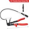 Automobile Hose Clip Plier Tools Snap Pliers Car Water Pipe Removal Tool for Fuel Coolant Hose Pipe Clips Flat Band Ring Type