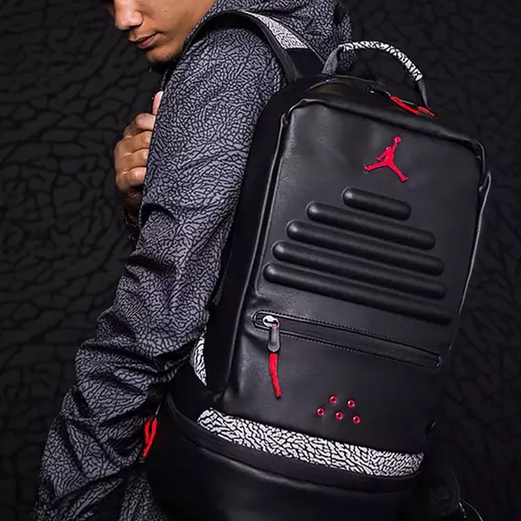 Jordan Polyester Basketball Bag Backpack Unisex Black HA4473-005