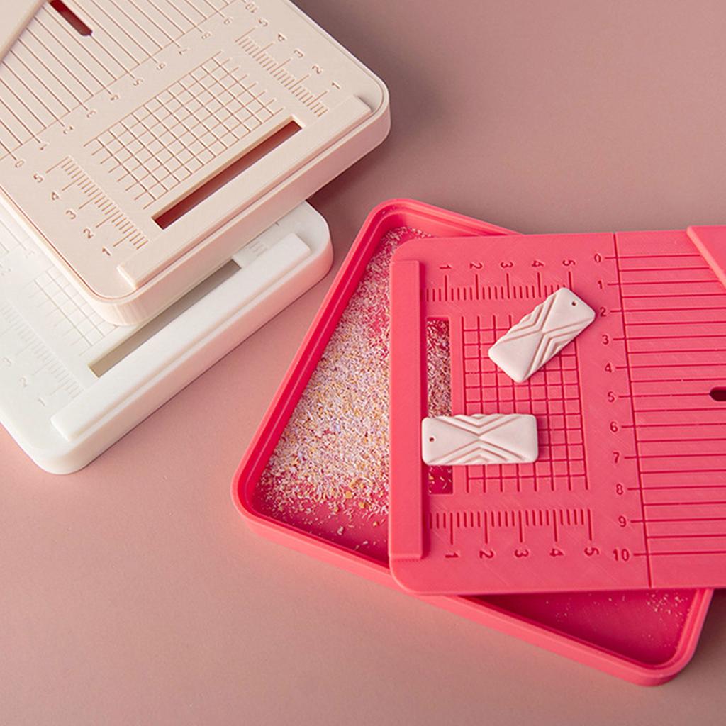 Earrings Drilling Support Box With Built In Dust Collector for Polymer Clay Earrings Jewelry Crafting and Small Craft