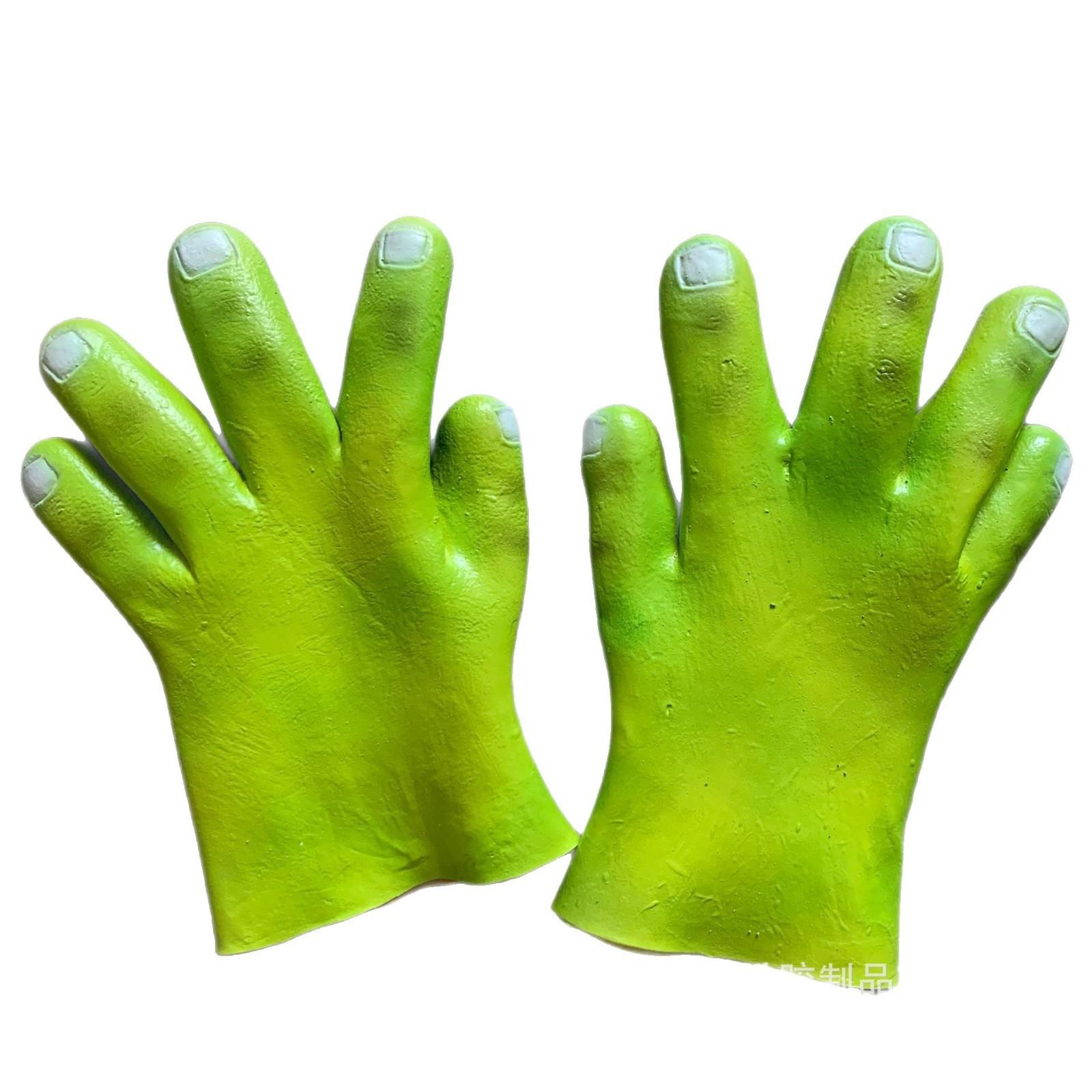 Spot Groen Shrek Masker Halloween Masker Film Make-up Bal Masker Carnavalsmasker Latex Realisme Dier Masker Nieuw green