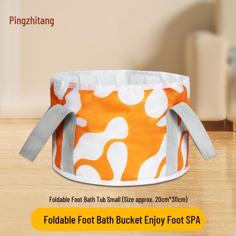 Foldable Portable Foot Spa Basin - Compact Foot Soak Bag for Home & Dorm Use