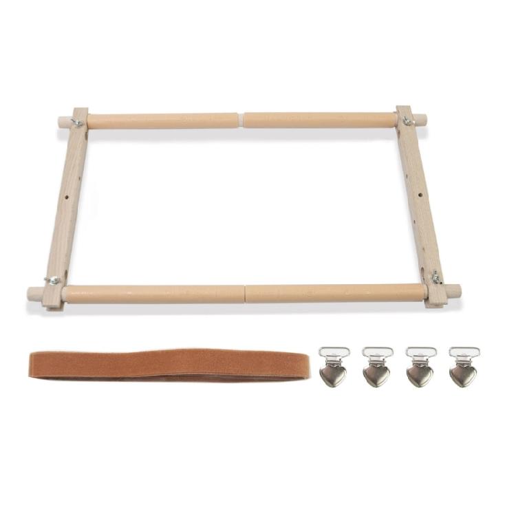 

Needlepoint Embroidery Rack Scroll-Frame Cross Stitches Needlepoint Stretcher 1