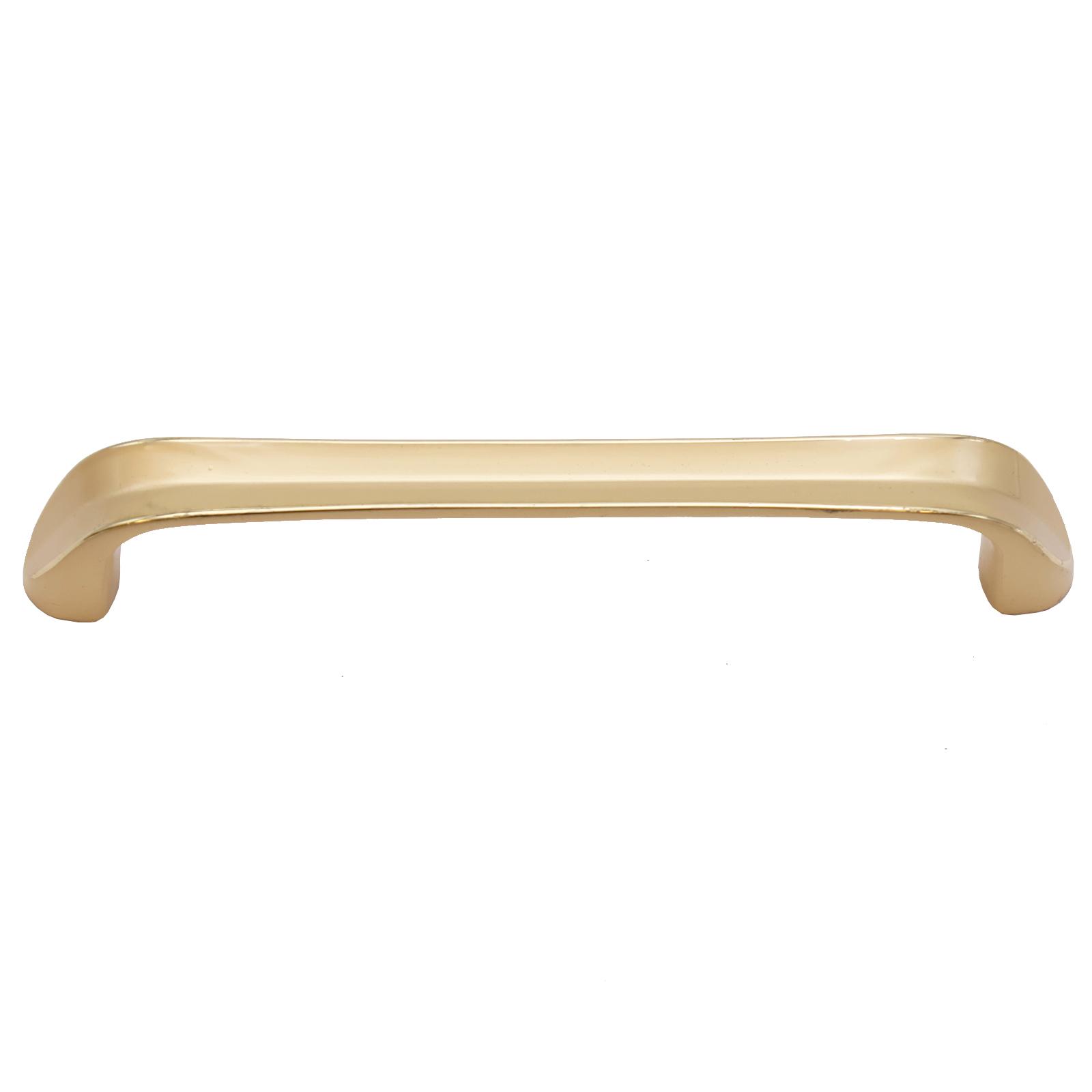 6891-96 115mm Modern Minimalist Cabinet Handle,Solid Zinc Alloy Drawer Pulls,Gold A