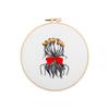 New Diy Handmade Embroidery Material Bag, European Simple Sketch Girl Back, Needle And Thread Set