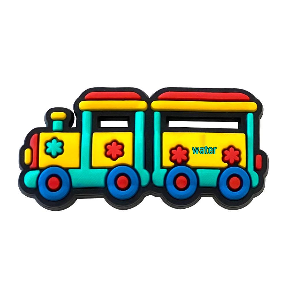 Cartoon Train Charms DIY PVC Shoe Decorations
