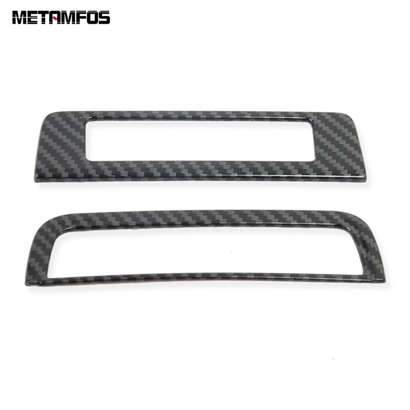 Interior Accessories For Mazda 3 M3 Axela - 2024 2025 Carbon Fiber Head Light Lamp Adjustment Switch Panel Cover Trim