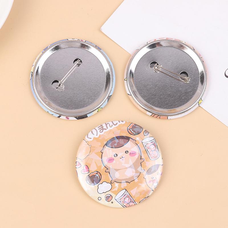 Cartoon Brooch For Kids Gift Enamel Pin Anime Pins Tinplate Chest Badge Hanging Bag Decor