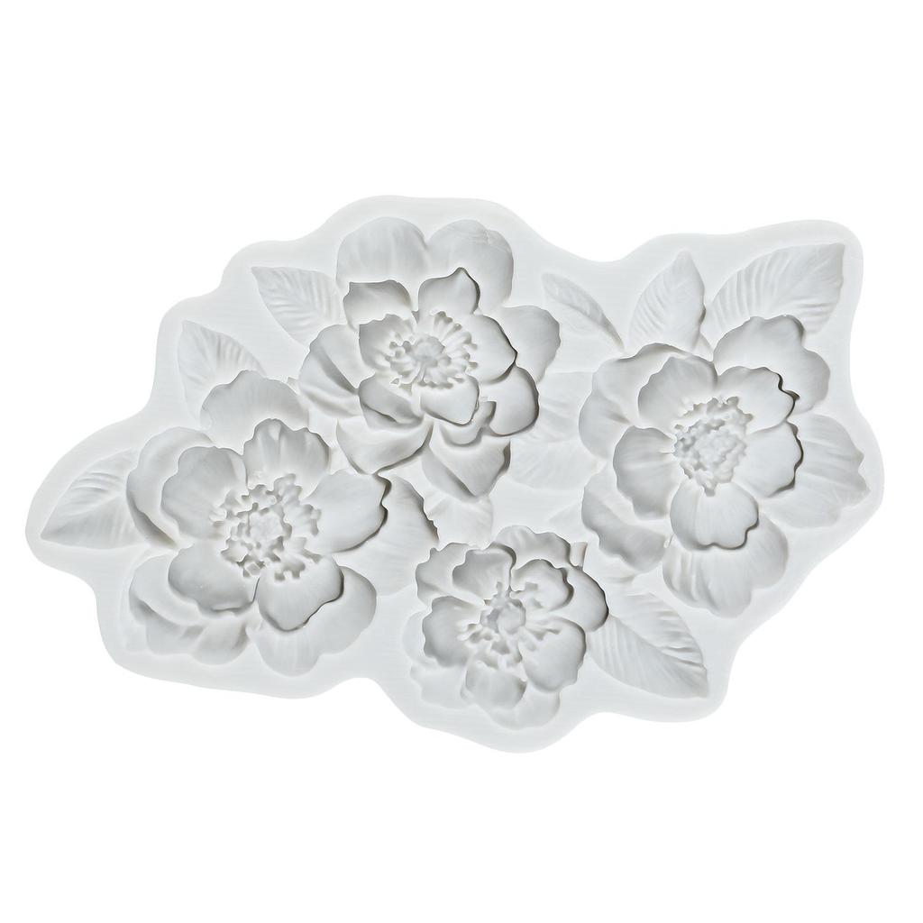 Flower Silicone Molds Orchid Butterfly Fondant Mold Cake Decorating Tools Cupcake Topper Chocolate Candy Craft Gum Paste Polymer Clay