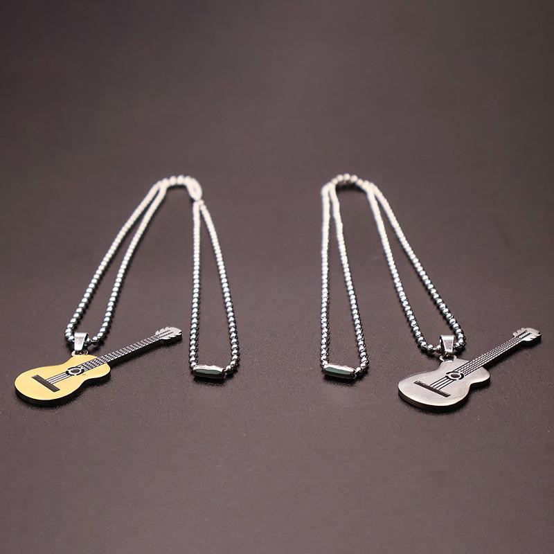 Stainless Steel Necklace Versatile Collarbone ChainHigh-end Antique Pendant Neck Chain