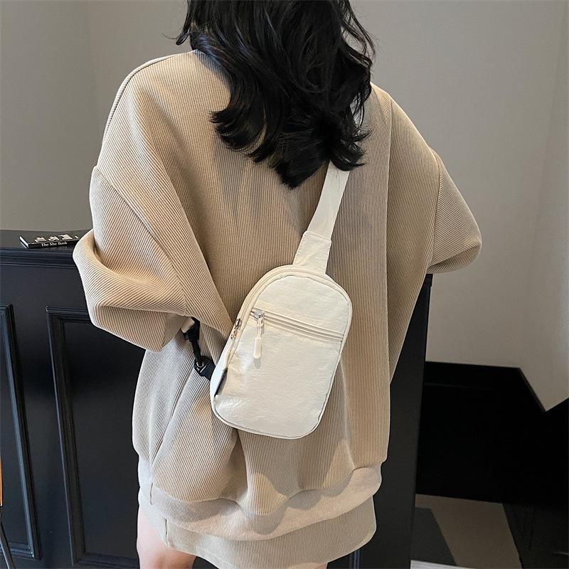 

Women s Minimalist Cross-border Texture Shoulder Bag with Multi-Compartments белый/слоновая кость