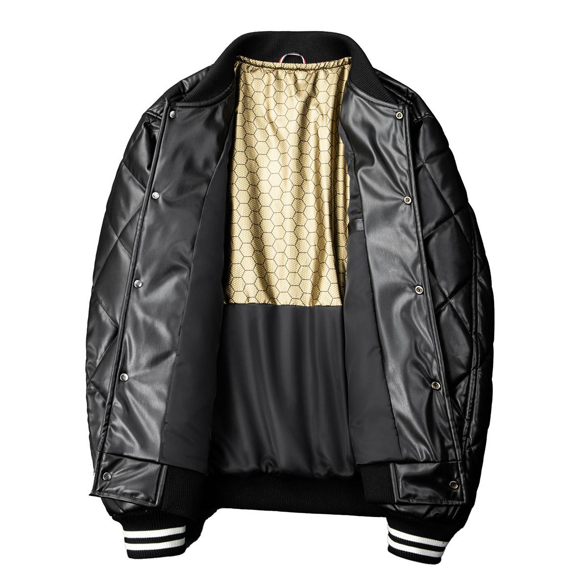 Зимнее теплое пальто с воротником-стойкой — фото 4