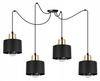MODERN CEILING HANGING LAMP BLACK LED LAMP