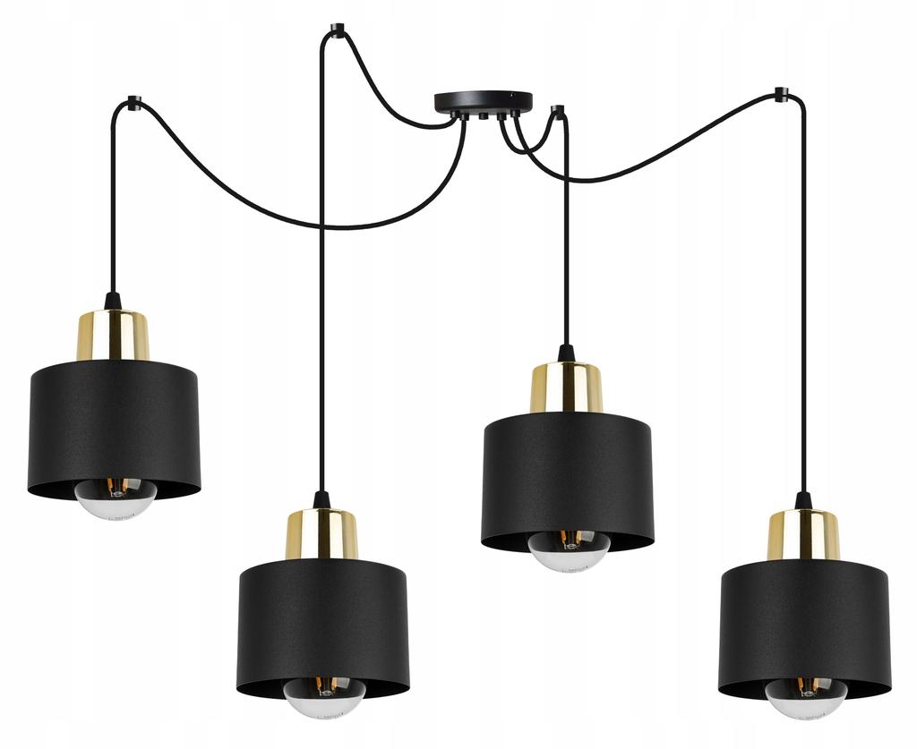MODERN CEILING HANGING LAMP BLACK LED LAMP