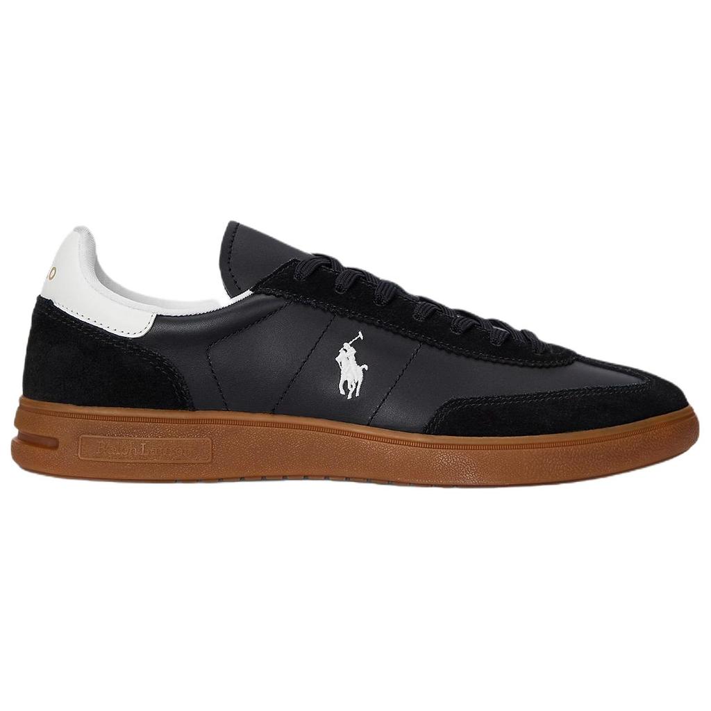 Polo Ralph Lauren Bedford Round Toe Lace-Up Training Shoes Low-Top Sneakers Unisex sneakers Black 100046153BLACK