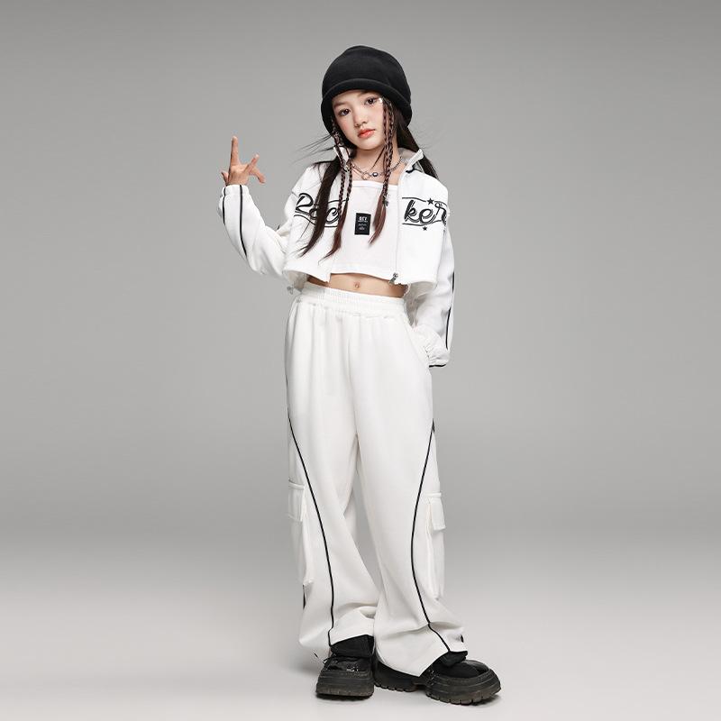 Jazz Dance Costumes Girls Jazz Korean Version Catwalk Costumes Street Dance Children Trendy Costumes Hiphop Suit Autumn
