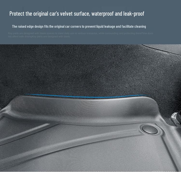 Eco-Friendly TPE Floor and Trunk Mats for 23 Mercedes-Benz C-Class/C260L: Stain-Resistant and Durable