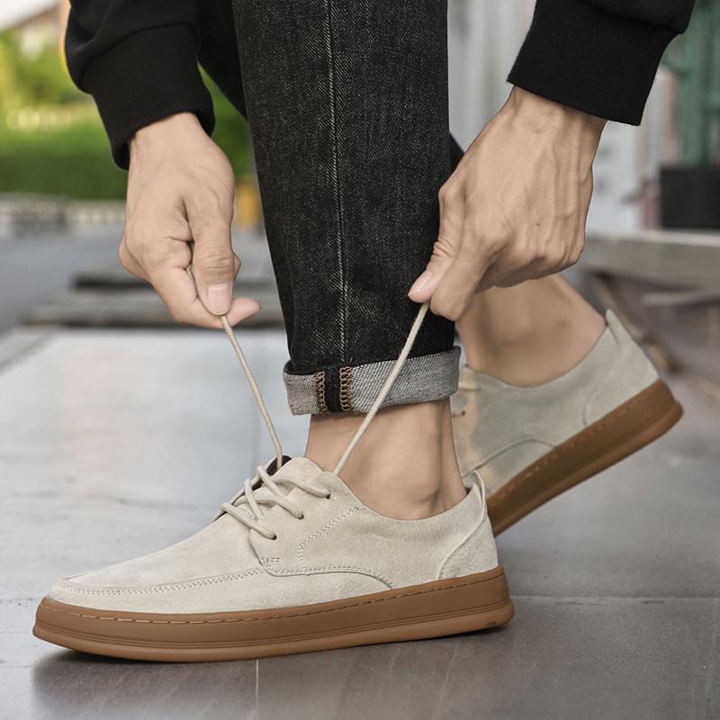 Fashion Men's Fashion Lace Up Sneakers Breathable Flats Comfortable Casual Board Shoes Lightweight Walking Running Sport Shoes for Men