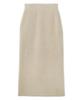 FRAY I.D. Women's Feather Lamé Knit Tight Skirt FWNS234209 (BEG)
