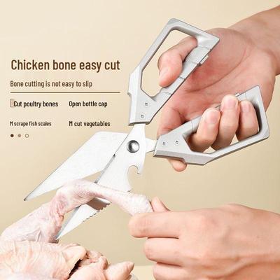 Robuste Küchenschere aus Edelstahl für Hühnerknochen