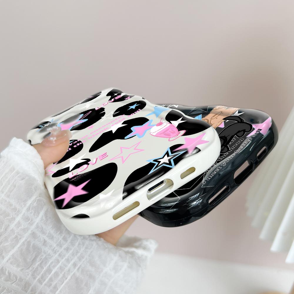 Cute Cartoon Pattern Cream Texture Casing Wavy Edge Soft Silicone Cover Phone Case for Vivo