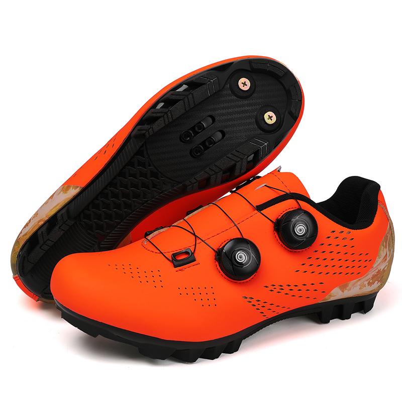 Professioanal Men Road Cycling Sneakers Bike Shoes SPD MTB Sole Flat Racing Speed Trail Mountain Bicycle Footwear Pedal Sports