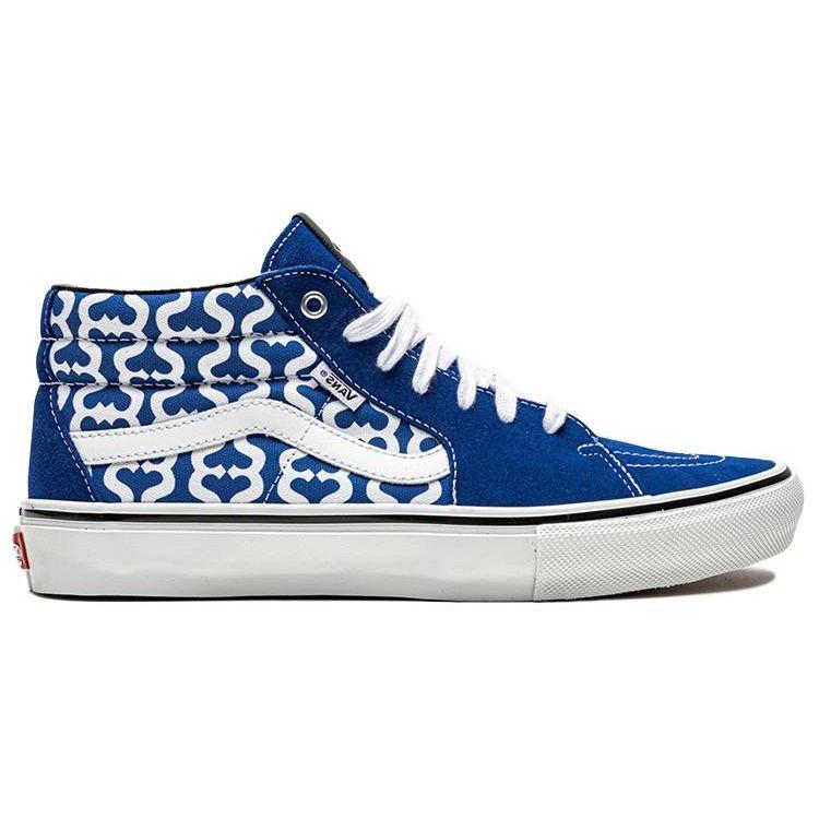 Vans Supreme x Grosso Mid Monogram S - Royal Unisex Sneakers Blue White VN0A5KS15YE