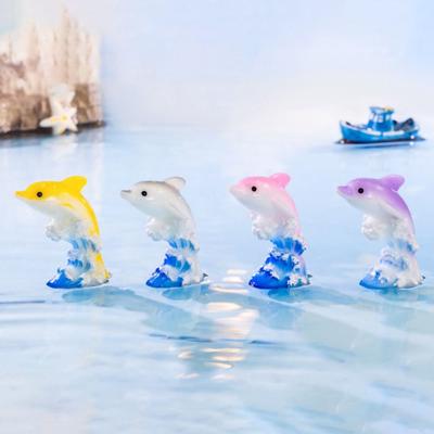 Ornamenti Creativi a Sette Colori di Delfino Bambola Foca Decorazione Oceanica Fai da Te per Auto Casa Scrivania