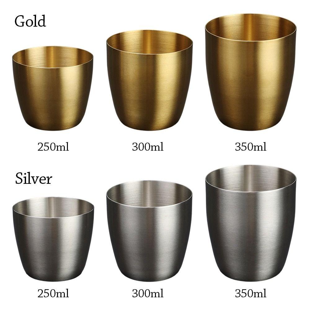 Stainless Steel Double-Wall Beer Cups Keep Cold Anti-scalding Cold Water Drinks Cup Hammered Texture Northern Europe Milk Mugs