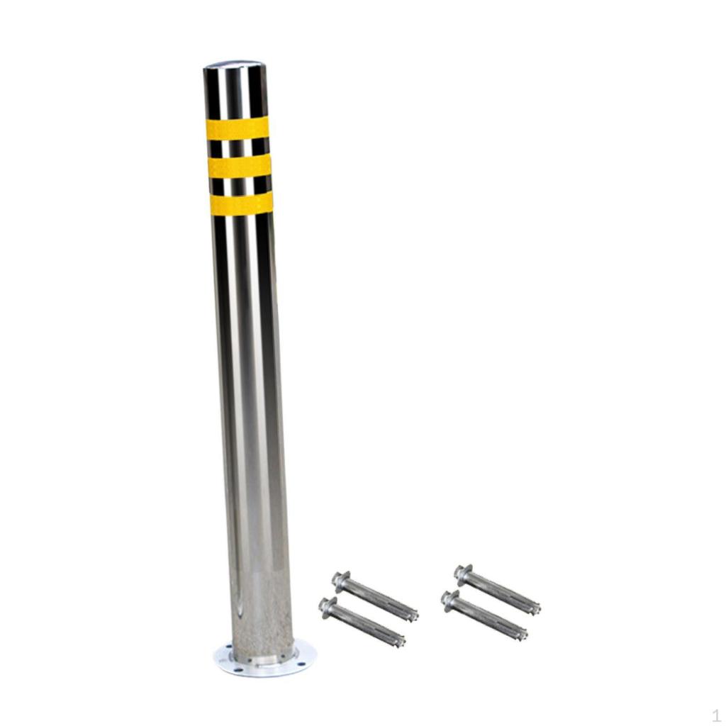 Bollard Visibility Parking Barrier Warning Post for Industrial Ports Storefront