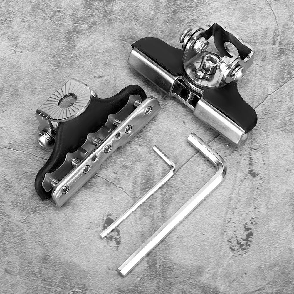 Stainless Steel Rotatable Hood Light Bar Bracket Spotlights Clamp Holders IP68 Waterproof Universal Car Accessory