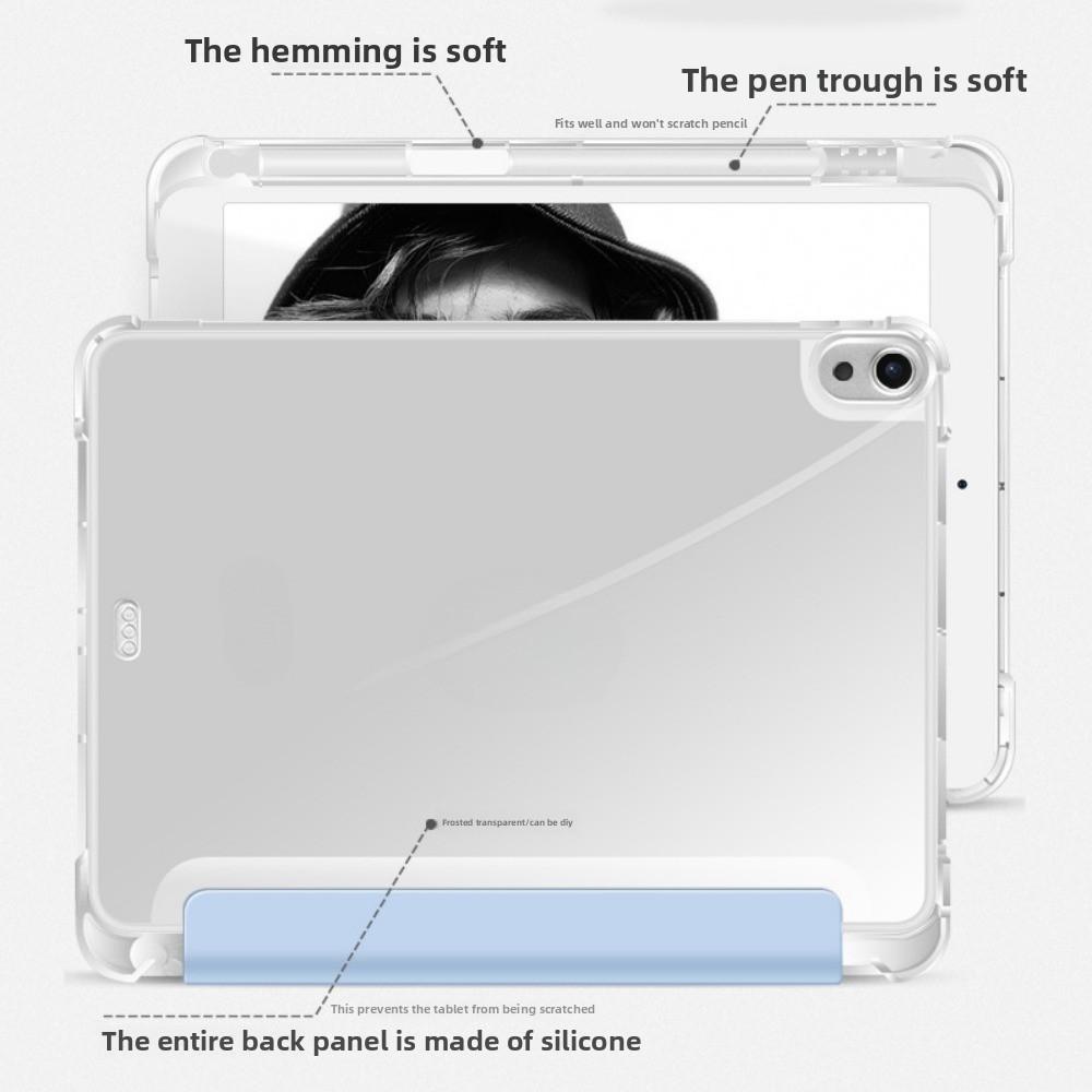 10.2 Inch iPad Air 4 5 Pro 11 Mini 6 Tablet Case Shockproof Cover with Pencil Slot Premium Leather Sleeve