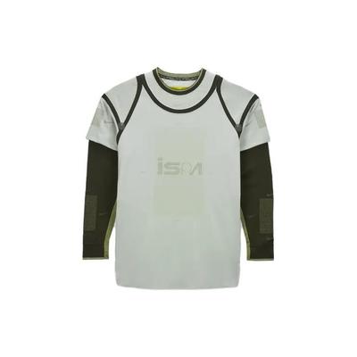 FW23 ISPA Collection Multi-Pattern Patchwork Long Sleeve T-Shirt Unisex Tops FB2706-034
