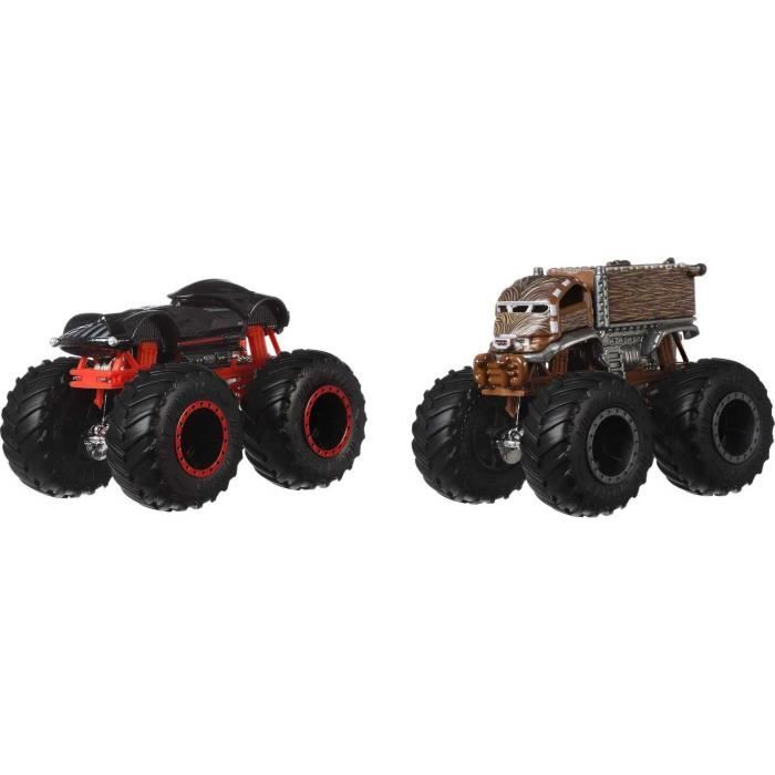 Hot Wheels - Sada 2 vozidel Monster Truck Double Demolition - Malá auta - 3 roky a + FYJ64