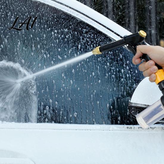 Car Water Sprayer Jet Nozzle Power Washer for Garden Hose Pressure Wand with 3 Adjustable High Hose Nozzle Washing Patio Outdoor Cleaning