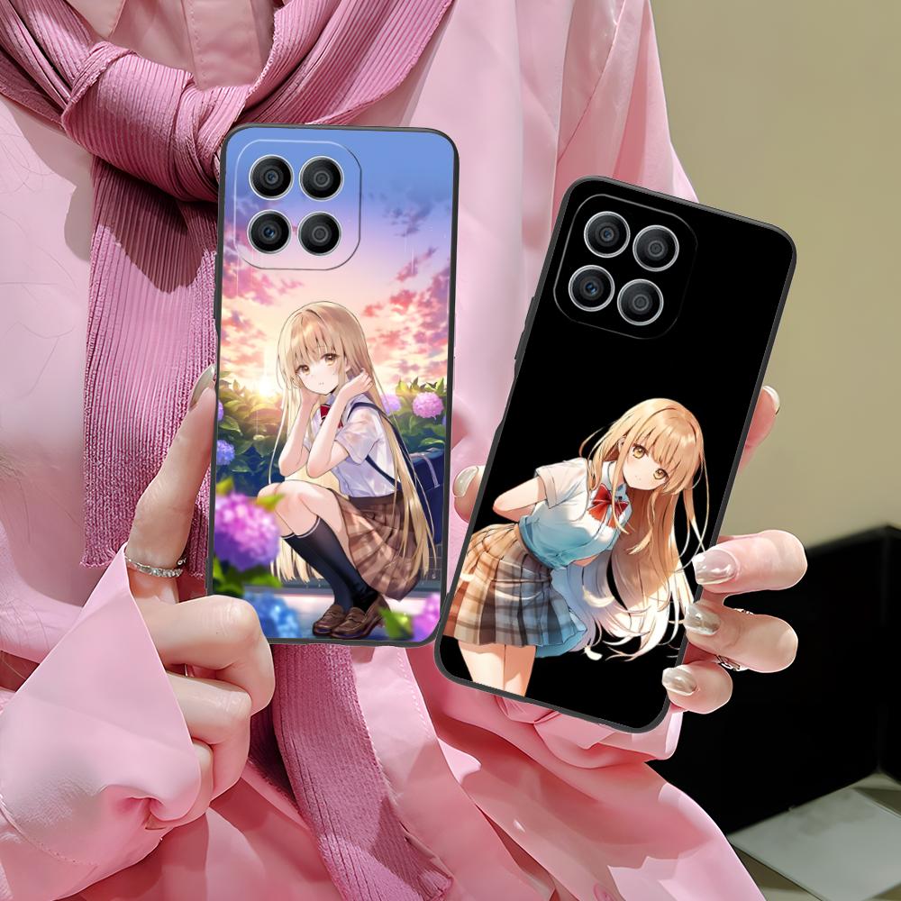 Angel Mahiru Shina Phone Case for Honor 90 80 70 60 50 30 20 10 9 8 7 Pro S SE Lite 5G Soft TPU Shockproof Cover